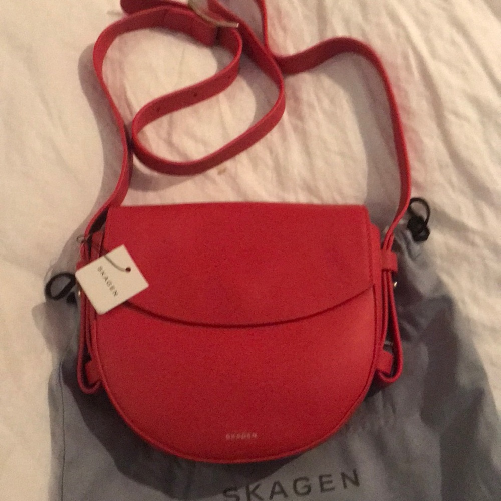 Skagen red purse BNWT